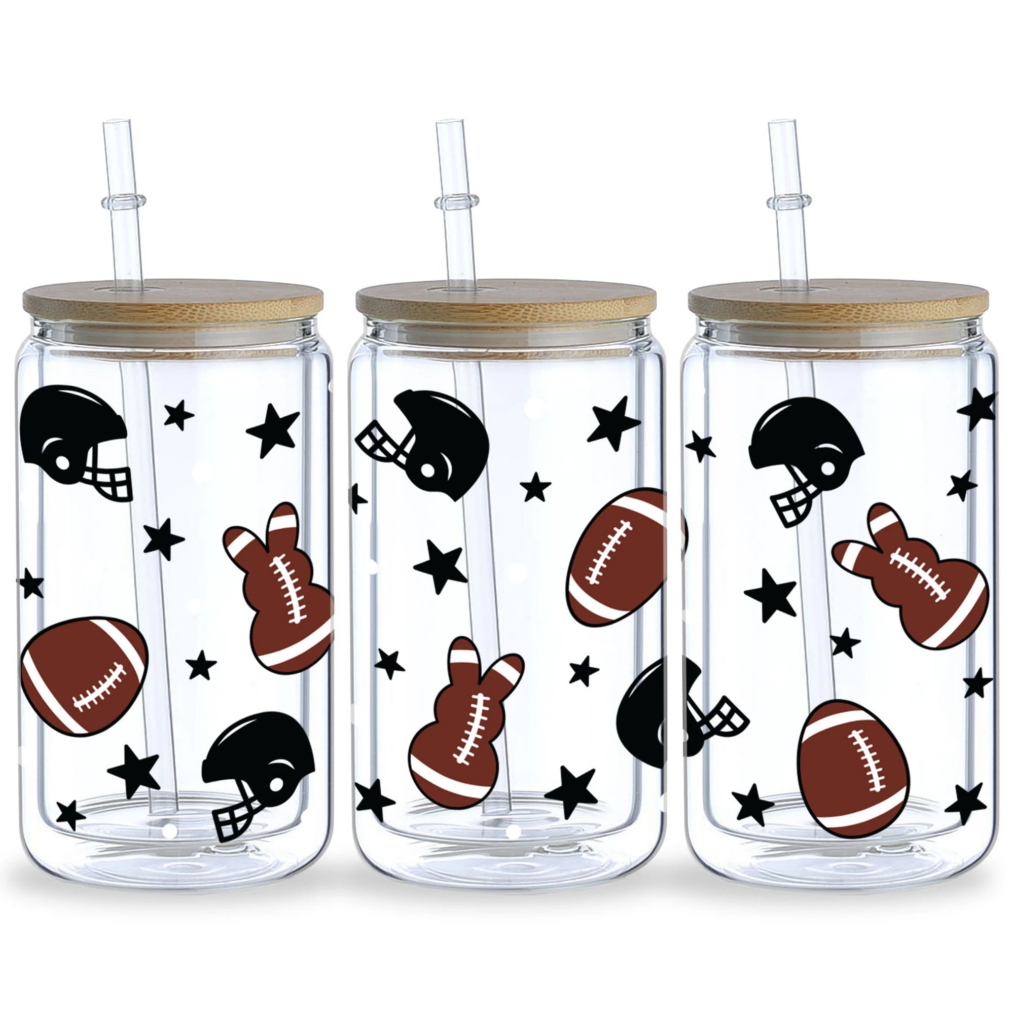5 sheets Cartoon UV DTF Cup Stickers, DTF Friction Transfer Stickers, Waterproof Baseball Transfer Stickers for 16oz Glass Cup