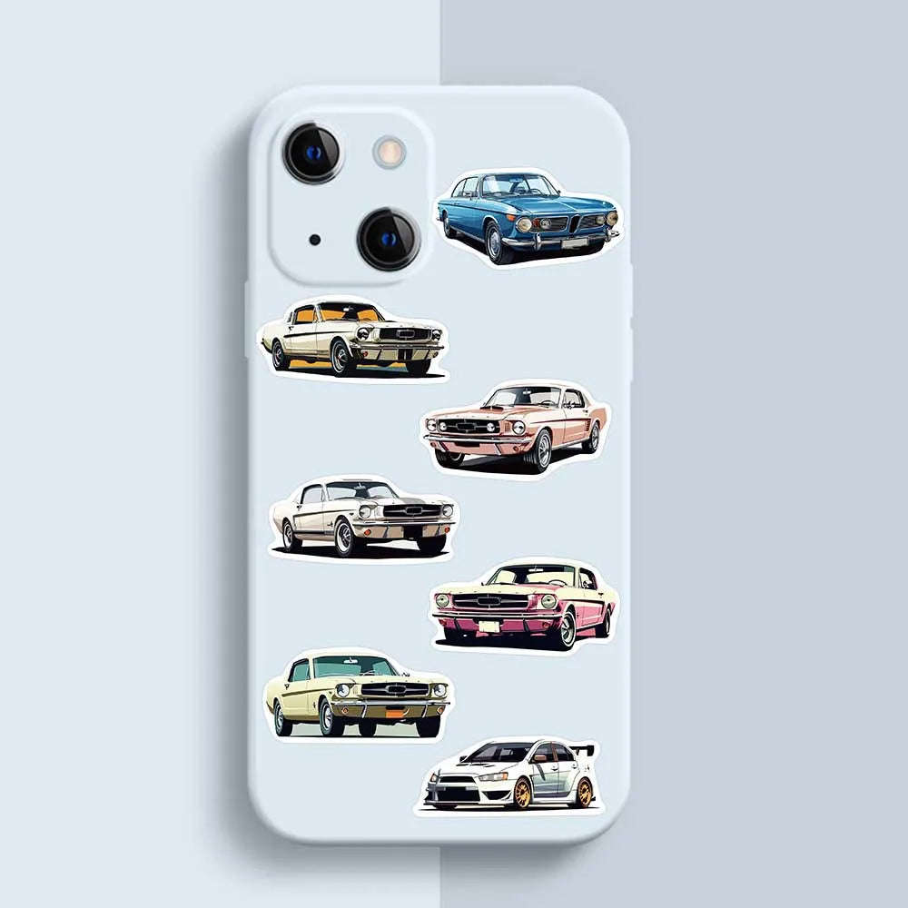 50PCS Popular Car JDM Stickers, Luggage, Guitar, Skateboard, Motorcycle, DIY Stickers