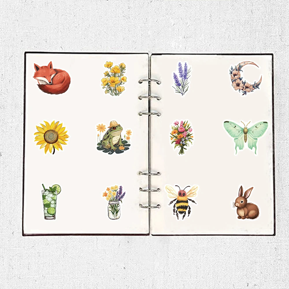 50PCS Magic Forest Sticker Aesthetic Personalized Art Picture Creative Office Phone Gift Car Laptop Luggage Stationery Stickers
