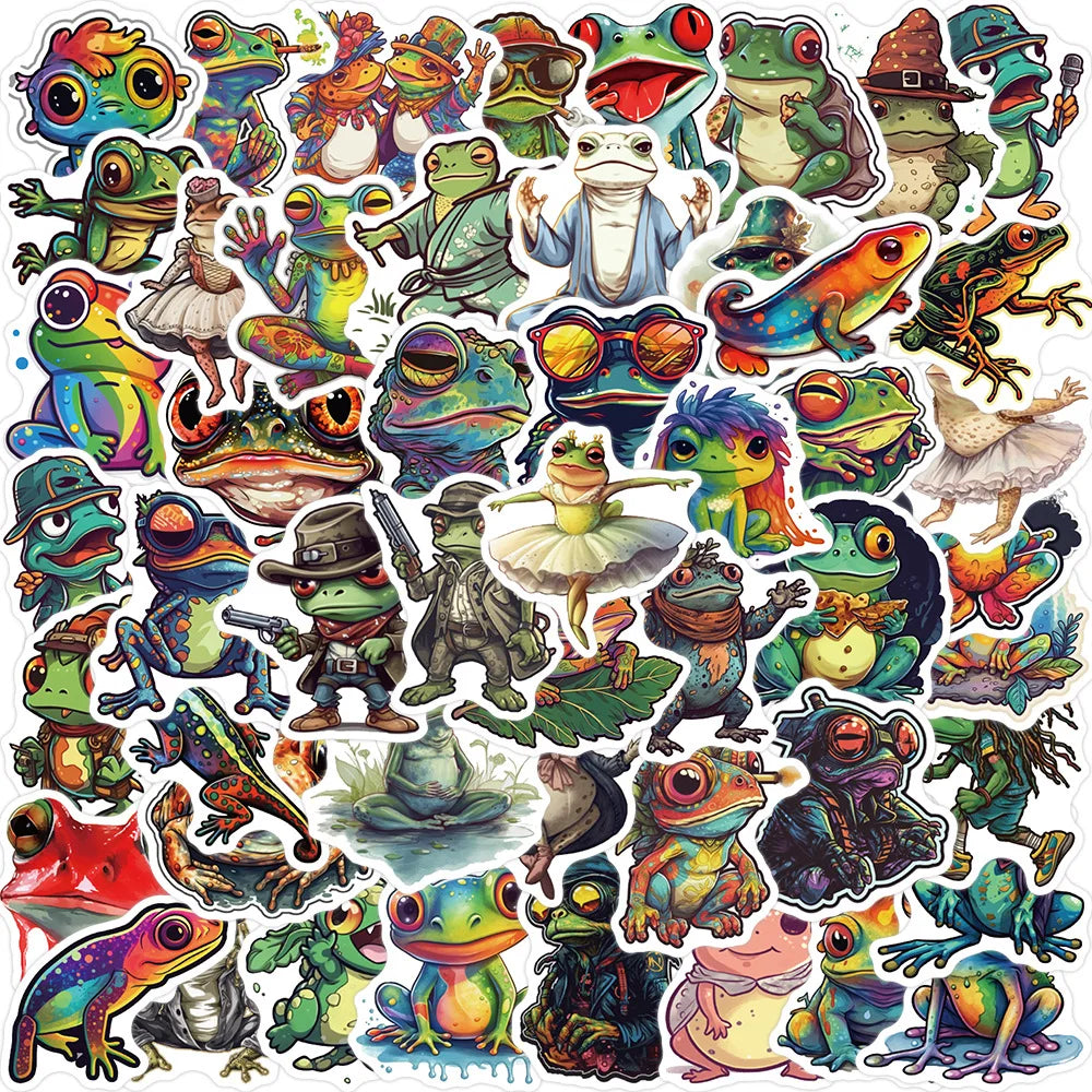 50/100PCS Cartoon Princess Stickers Cartoon Decoration Guitar Notebook Luggage DIY Waterproof Stickers
