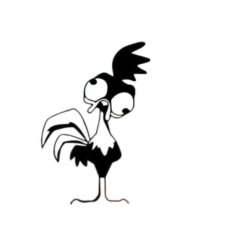 Cute Funny Chicken Rooster Vinyl Decal Vinyl Decal Sticker Premium Quality