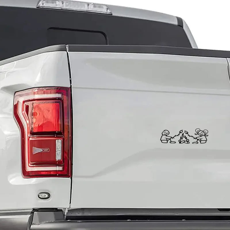 Camping Decal Sticker Funny Vinyl Car Truck Bumper Decal
