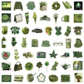 50/100 Pcs Ins Style Korean Olive Green Aesthetic Stickers DIY for Scrapbook Cup Suitcase Wardrobe Phone Laptop Removable Decals