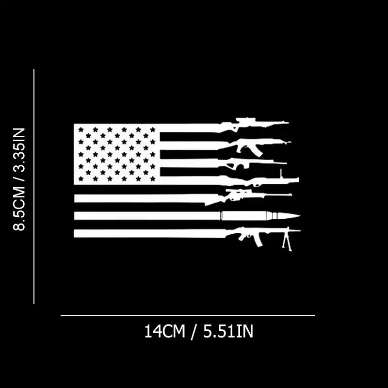 Legacy Innovations American US Flag Car Sticker For Laptop Bottle Truck Phone Motorcycle Van SUV Vehicle Paint Window Wall Cup F