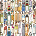 30 pieces Cute Cartoon Cat Bookmark Simple Literary Creative Reading Paper Bookmark DIY For Read Lover