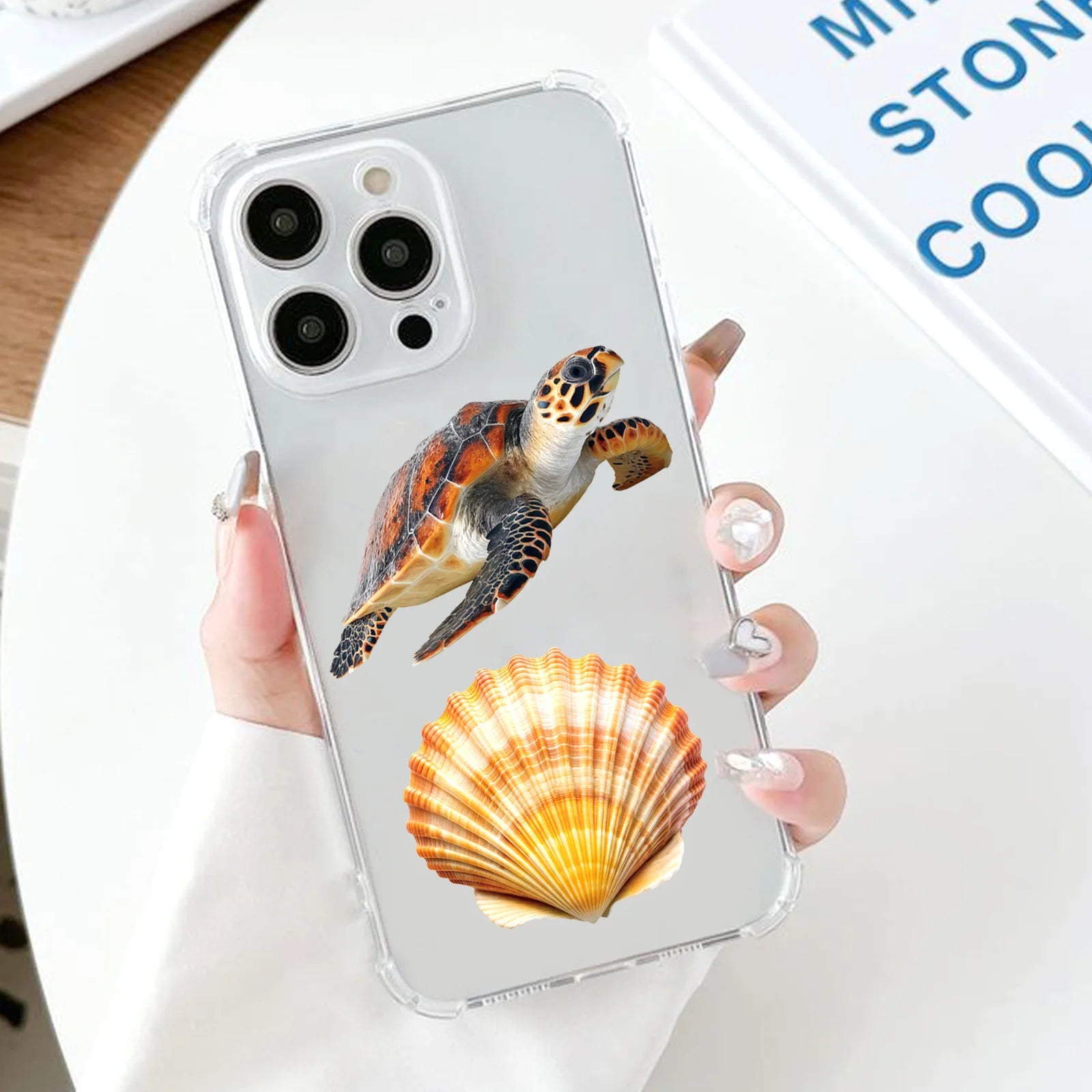 50/100Pcs Underwater World Marine Animal PET Clear Waterproof Stickers for Wall Book Scrapbook Stationery Box Phone Laptop Decal