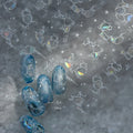 Shell Light Nail Stickers Ice Transparent Summer Beach Ocean Shell Starfish Stars Bubble Nail 3D Decorations Nail Art Stickers