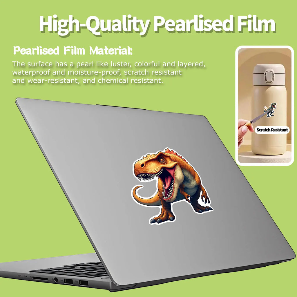 30Pcs/Set Irregular HD Dinosaurs Waterproof Stickers Reusable/No Residue DlY Craft Decoration Graffiti Scrapbooking Labels