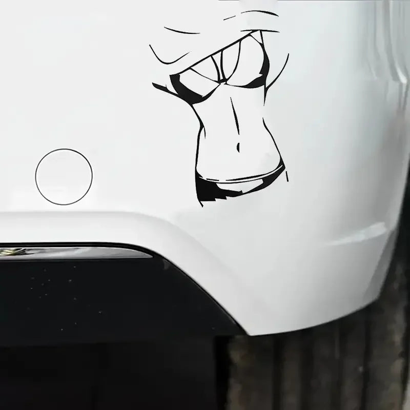 Hot Girl Beautiful Body Car Stickers For Laptop, Water Bottle, Car, Truck, Van, SUV, Wall, Cup Decals, Auto Accessories