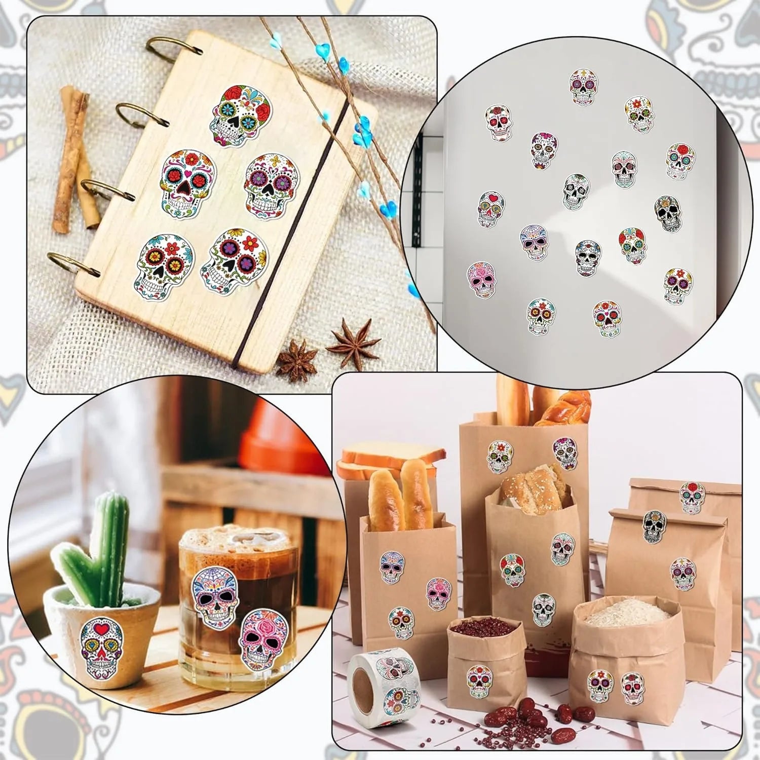 100-500pcs Halloween Blood Stickers for Envelope Gift Card Candy Bag Halloween Decoration Party Supplies,2.5cm