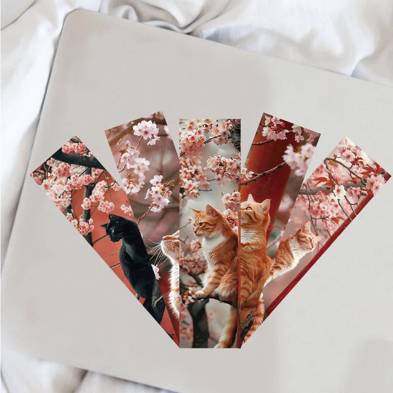 30PCS The Forbidden City and Cats Bookmarks Aesthetic Personalized Laptop Animals Cartoon Luggage Room Gifts Reading Accessories
