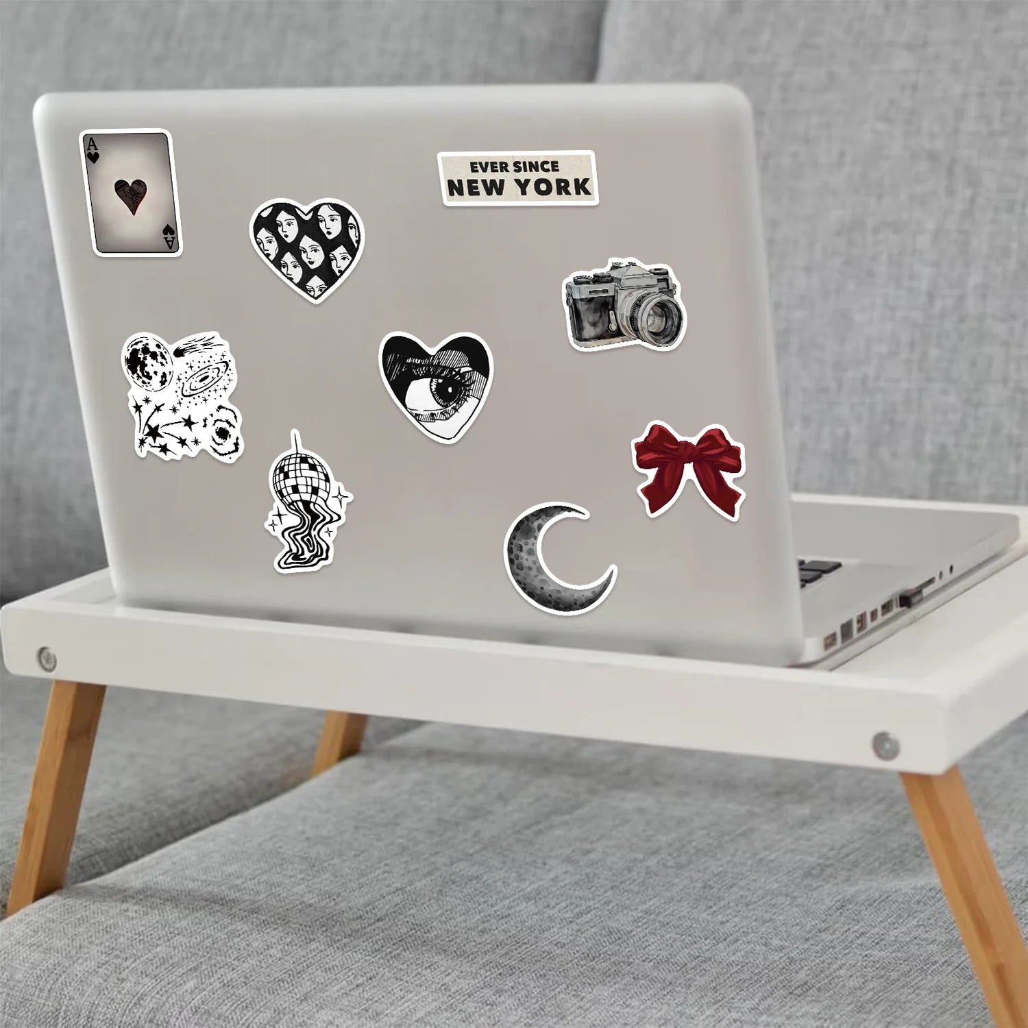 100Pcs Multi-Style Y2K Downtown Girls Stickers, DIY Decor Decals for Guitar Notebook Fridge Kids Stationery Waterproof Stickers
