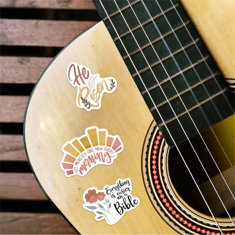 10/30/50PCS Kawaii Boho The Bible Decoration Scrapbooking Accessories PVC Sticker Aesthetic Stationery School Supplies for Kids