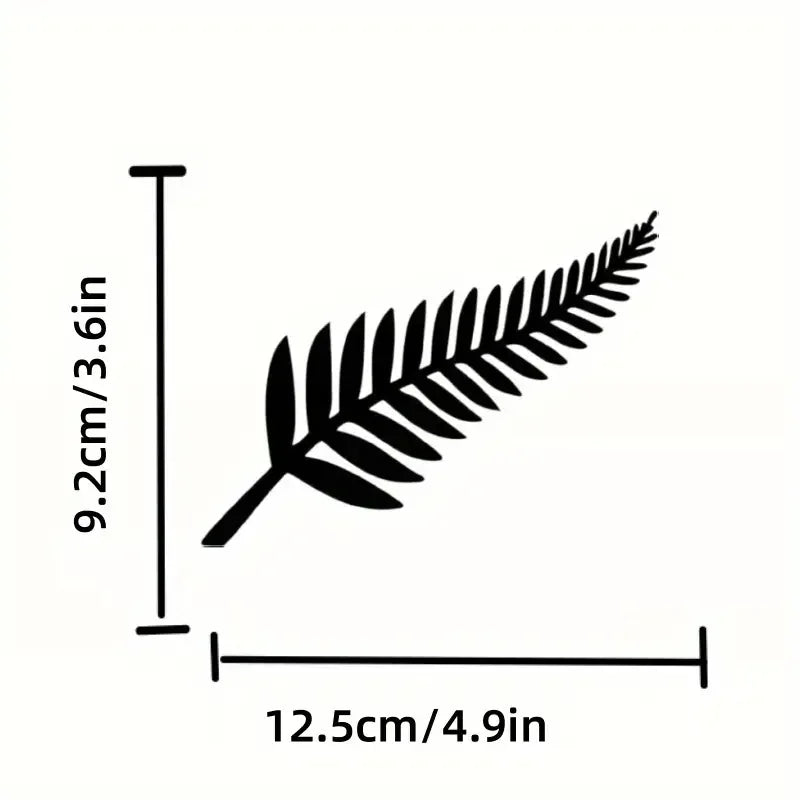 New Zealand Fern Plant Vinyl Graphic Car Truck Windows Decor Decal Sticker, Die Cut Vinyl Decal For Windows, Cars, Trucks, Tool