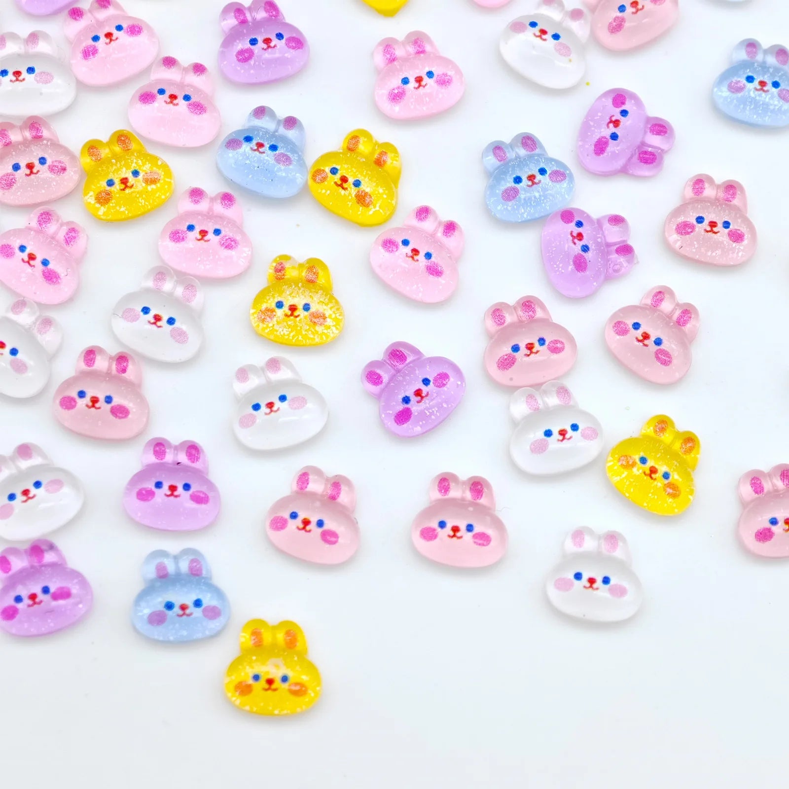 Food Play Candy Nail Art Charms Iridescent Gradient Gold Foil Rainbow Candy Resin Nail Rhinestone Decoration DIY Nails Accessory