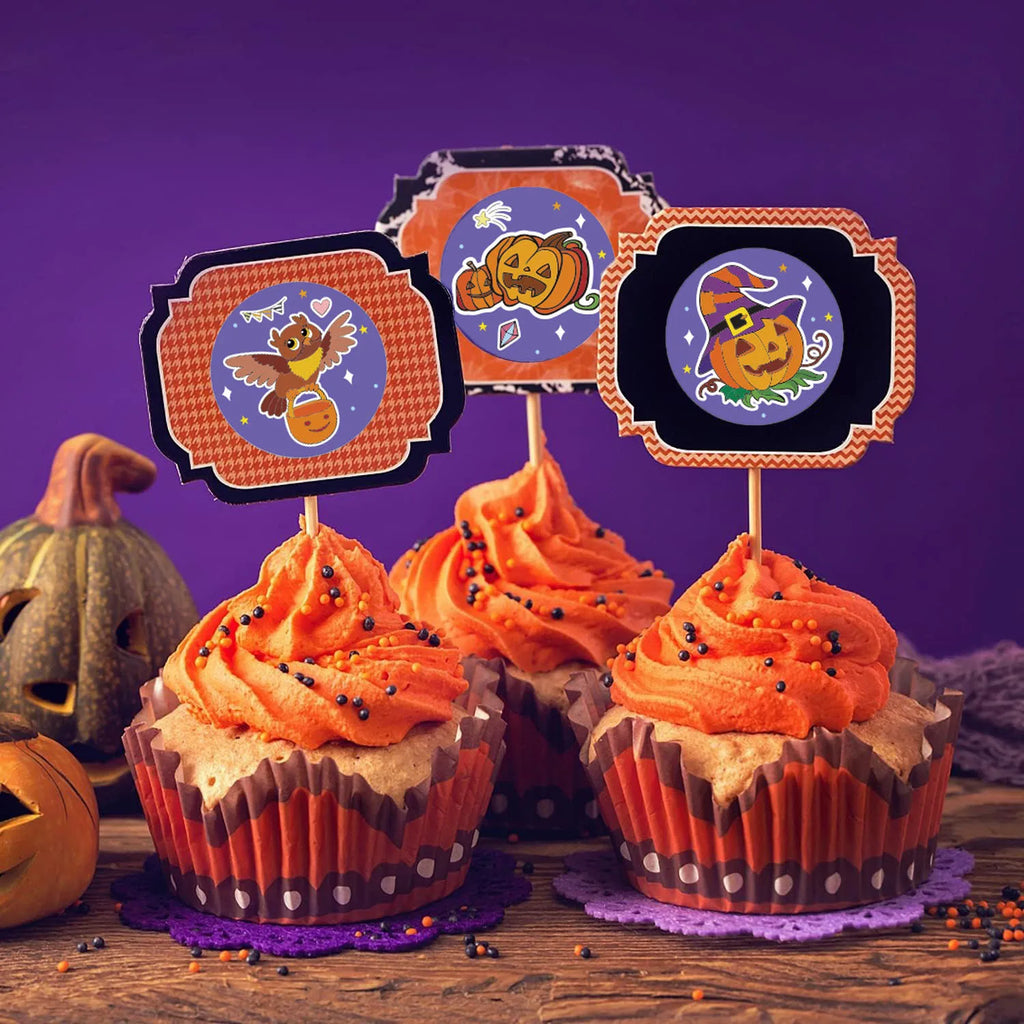 500Pcs/Roll Horrible Halloween Stickers Pumpkin Trick or Treat Witch Decals Seal Labels 2.5cm/1.0'' Diy Adorn Gifts for Holiday