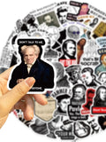 50 Funny Celebrity MEME Graffiti Stickers Decor Water Cup Phone Stickers Waterproof Notebook Children's Stationery Stickers