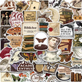 50PCS Dark Academia Sticker DIY Laptop Bicycle Motorcycle Living Room Luggage Skateboard Graffiti Waterproof Phone Sticker