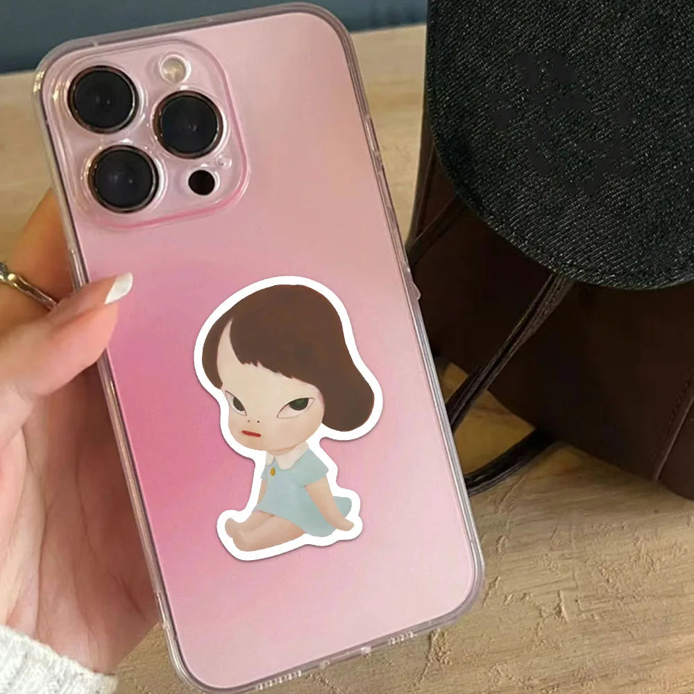 50PCS Nara Meizhi Stickers Cute Handbook Material Phone Case Laptop Luggage Water Cup Decoration Children's Toy Stickers