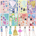 8PCS Princess Costume Collage Harajuku Stationery Aesthetic Cartoon Cafe Car Phone Laptop Luggage Cool Nostalgia Stickers
