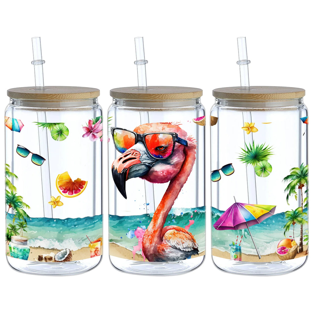 5 sheets of Animal,UV grade waterproof and scratch-resistant self-adhesive paper,3D crysta for DIY mugs,water bottles,glass cups