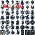 50/100PCS Cartoon Dark Gothic Graffiti Stickers Decorative Guitar Notebook Luggage DIY Stationery Waterproof Stickers
