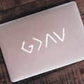 God Is Greater Than Highs & Lows 6.5 "Car Vinyl Sticker Decal G  Ups And Downs Christian Religious I Love Jesus Is Great Good S