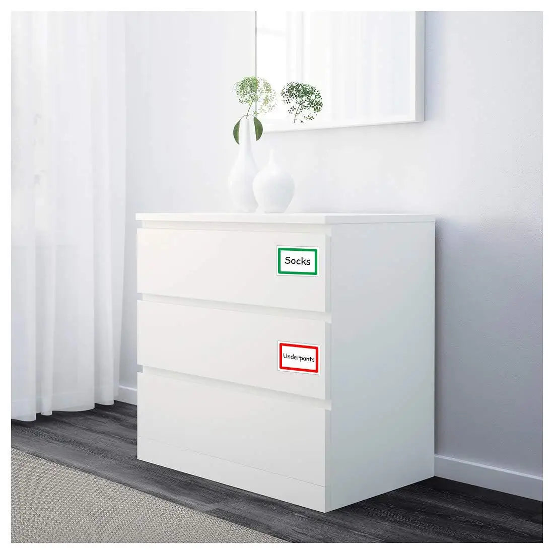250Pcs/Roll Name Storage Books Classify Stickers,4 Designs 1.0*1.8in DlY Decor Label Perfect For Office Use Home Storage Kitchen