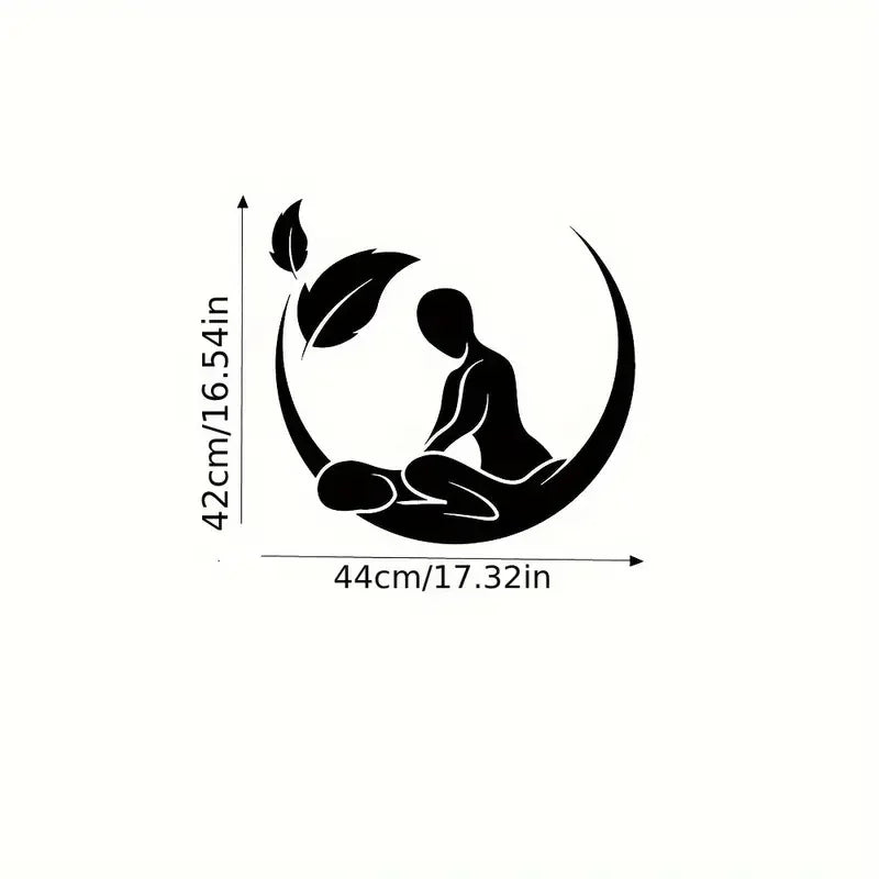 Vinyl Stickers for Wall Decoration in Massage Salons, Spas, And Beauty Health Rooms, Waterproof Wallpaper for Doors And Windows.