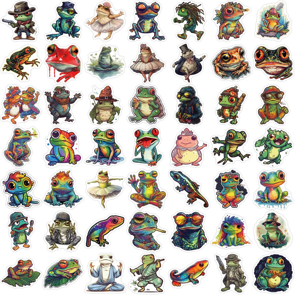 50/100PCS Cartoon Princess Stickers Cartoon Decoration Guitar Notebook Luggage DIY Waterproof Stickers