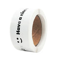 120Pcs/Roll Have a Nice Day Hand Heart Stickers 1*3inch 3 Designs Diy Office index label Adorn Gifts, Notebook, Package Seal