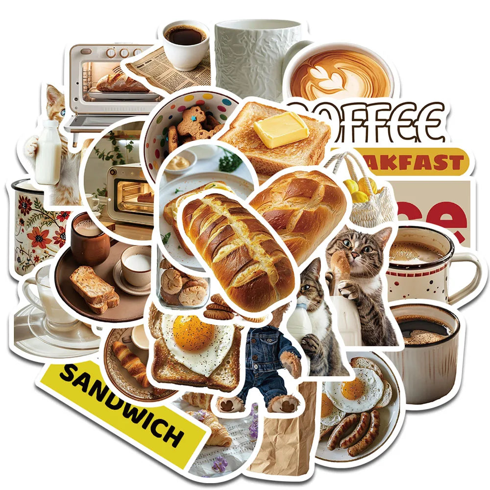 30/60PCS Cute Vegetables Fruits Stickers Notebook Cartoon Home Decorative Luggage Skateboard Phone Art Picture Coffee Sticker