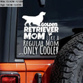 Golden Retriever Dog Mom Vinyl Die Cut Bumper Car Stickers For Truck Bike Scooter Motorbike Cycling Bicycle Snowmobile Wall Art