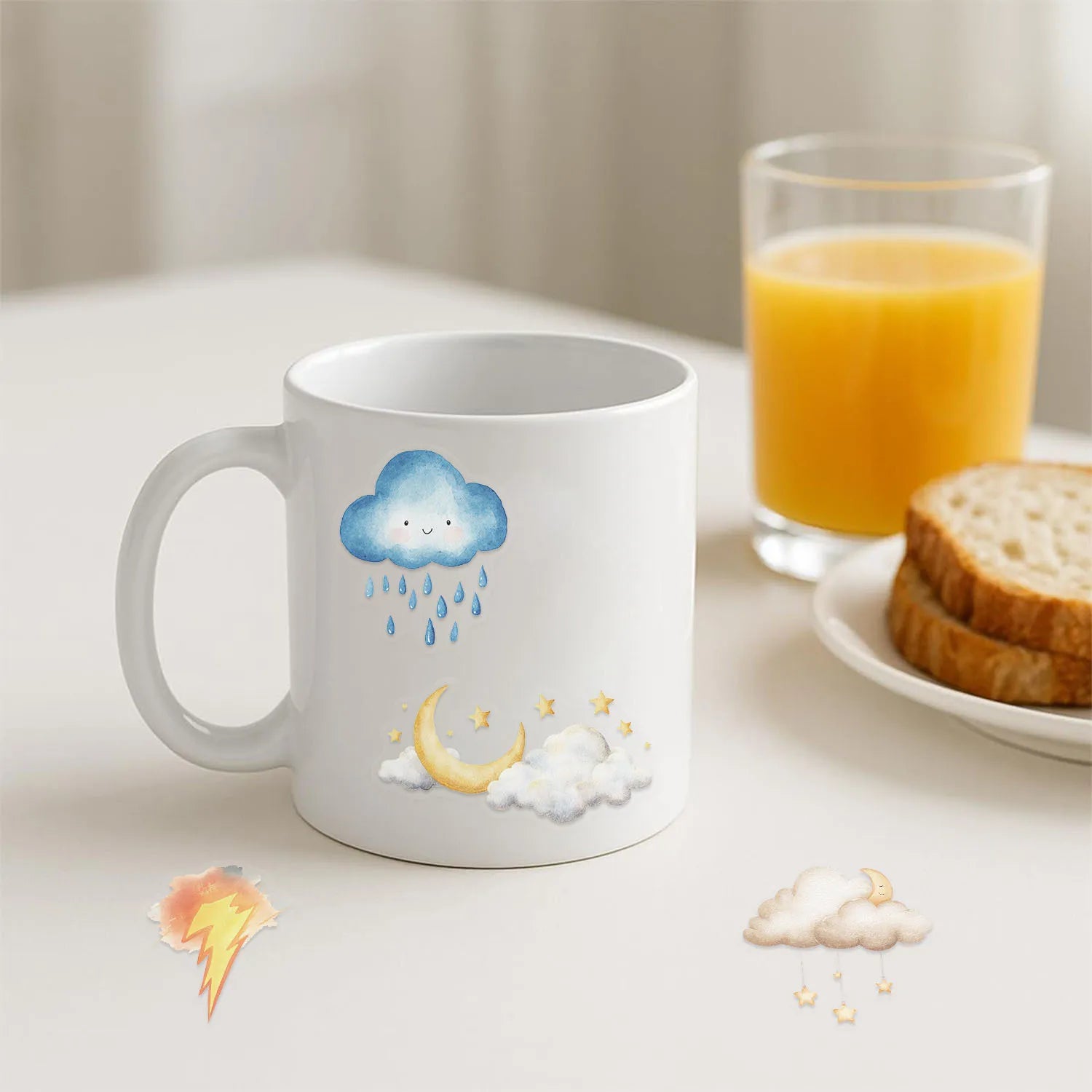 ‌50/100Pcs Transparent Weather PET Stickers - Unique Non-repeating Waterproof Decals for Suitcase, Notebook, Helmet, Bicycle,