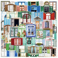 50/100Pcs PET Clear Window Stickers-Vintage Map Cutout Decals for Laptop Phone, Notebook, Stationery, Guitar Waterproof Stickers