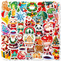 10/30/50PCS Cute Christmas Fat Animal PVC Sticky Sticker Aesthetic DIY Children's Decoration Scrapbooking School Supplies