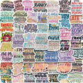 50PCS Sarcastic Stickers Kawaii Notebook Mysterious Laptop Luggage Guitar Scrapbooking Phone Waterproof PVC Phone Sticker  ﻿