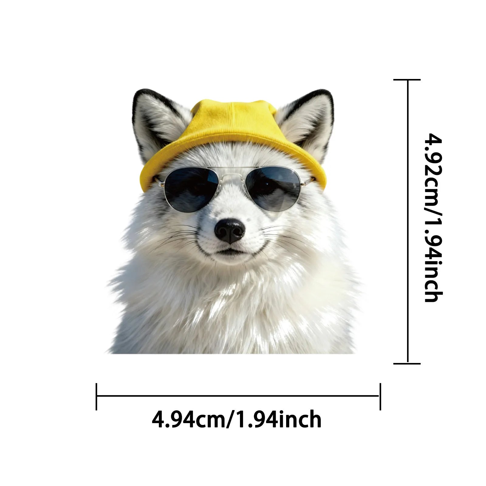 50-Pack Animal Emotion Stickers Waterproof Transparent PET Decals Stickers for Guitar Skateboard Luggage Journal Stationery