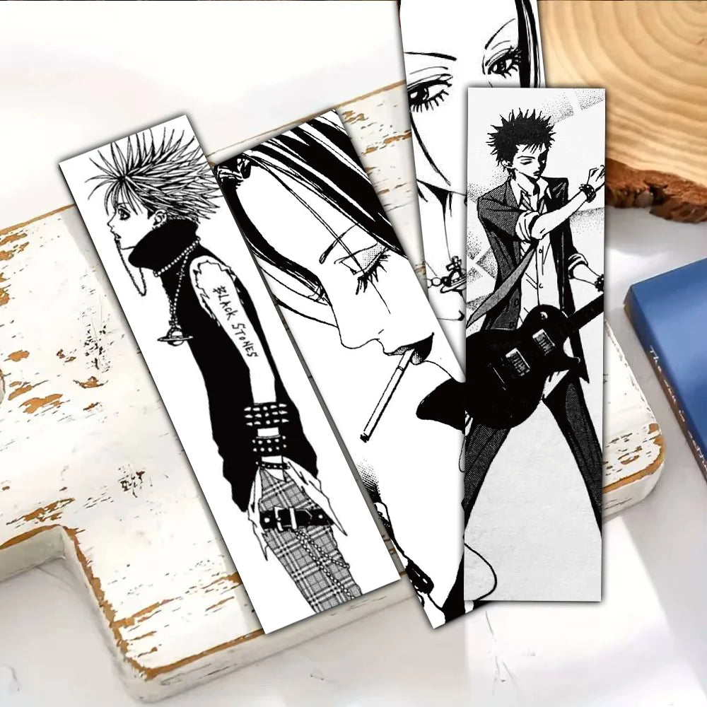 30PCS Japanese Anime NANA Retro Bookmark Home Reading Book Decoration Graffiti Gifts Paper Reading Card Office Bookmarks ﻿