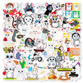 56PCS Cartoon Mouse Graffiti Stickers Creative Cute Decoration Stationery Cup Stickers
