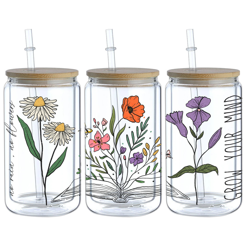 5 sheets of flower,UV grade waterproof scratch-resistant self-adhesive paper,3D crystal tagfor DIY mugs,water bottles,glass cups