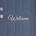 1pc English Slogan Wall Sticker, Welcome, Removable Waterproof Vinyl Waterproof Sticker, Suitable For Decoration Of Living Room,