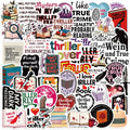 50/100PCS Cartoon Thriller Book Graffiti Stickers Decorative Guitar Notebook Luggage DIY Waterproof Stickers