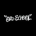 Fashion OLD SCHOOL Vinyl Written Words Car Stickers For Laptop Water Bottle Phone Motorcycle Vehicle Paint Window Crafts Decals