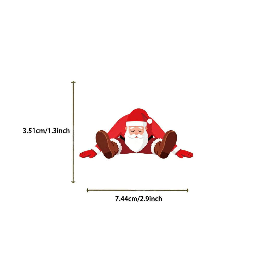 50/100PCS Yoga Santa Claus Cartoon Stickers Decorative Luggage Windows Notebook Stationery Stickers
