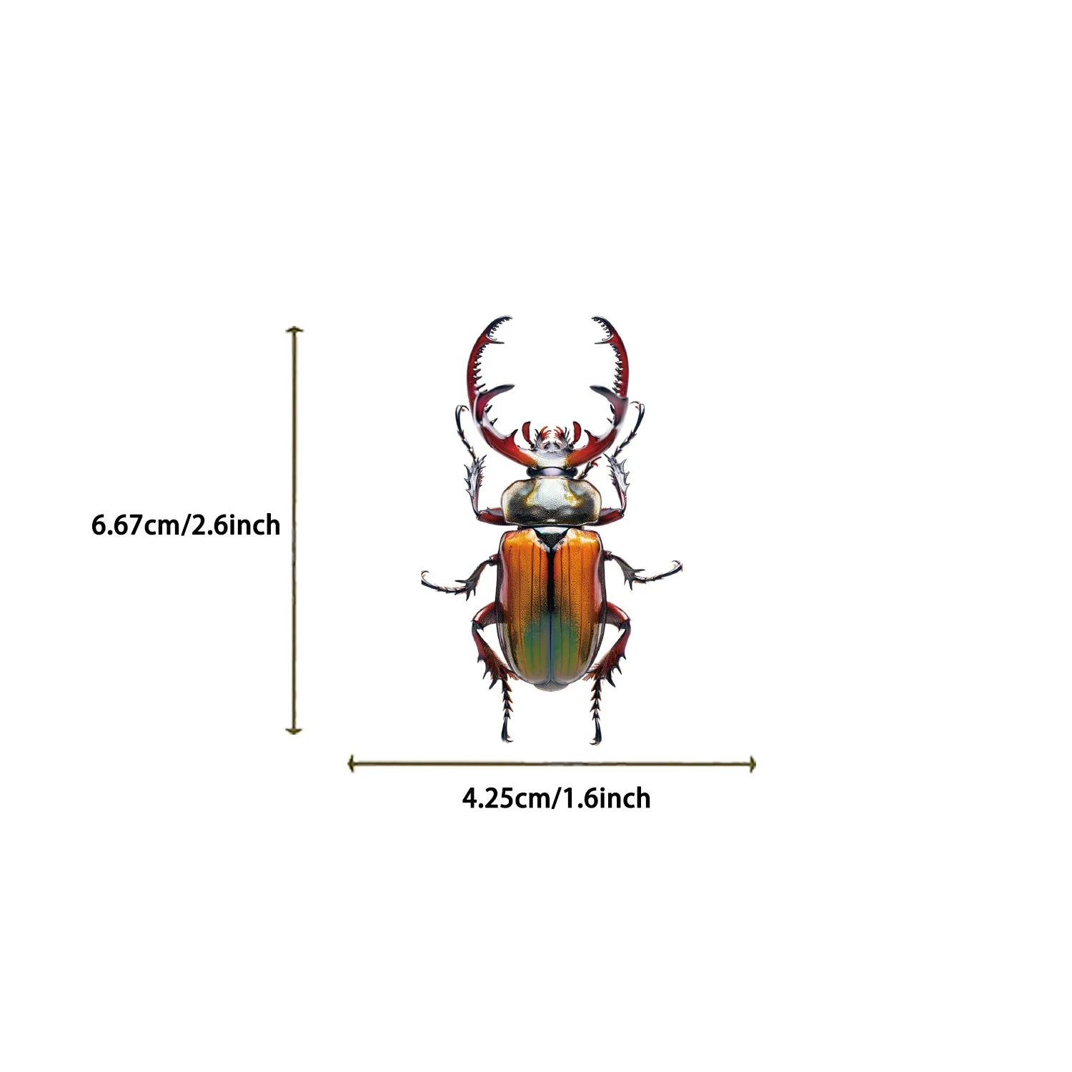 50pcs Cute Cartoon Insect Beetle Stickers PET for Toy DIY Luggage Laptop Guitar Skateboard Phone Case Bike Car Sticker