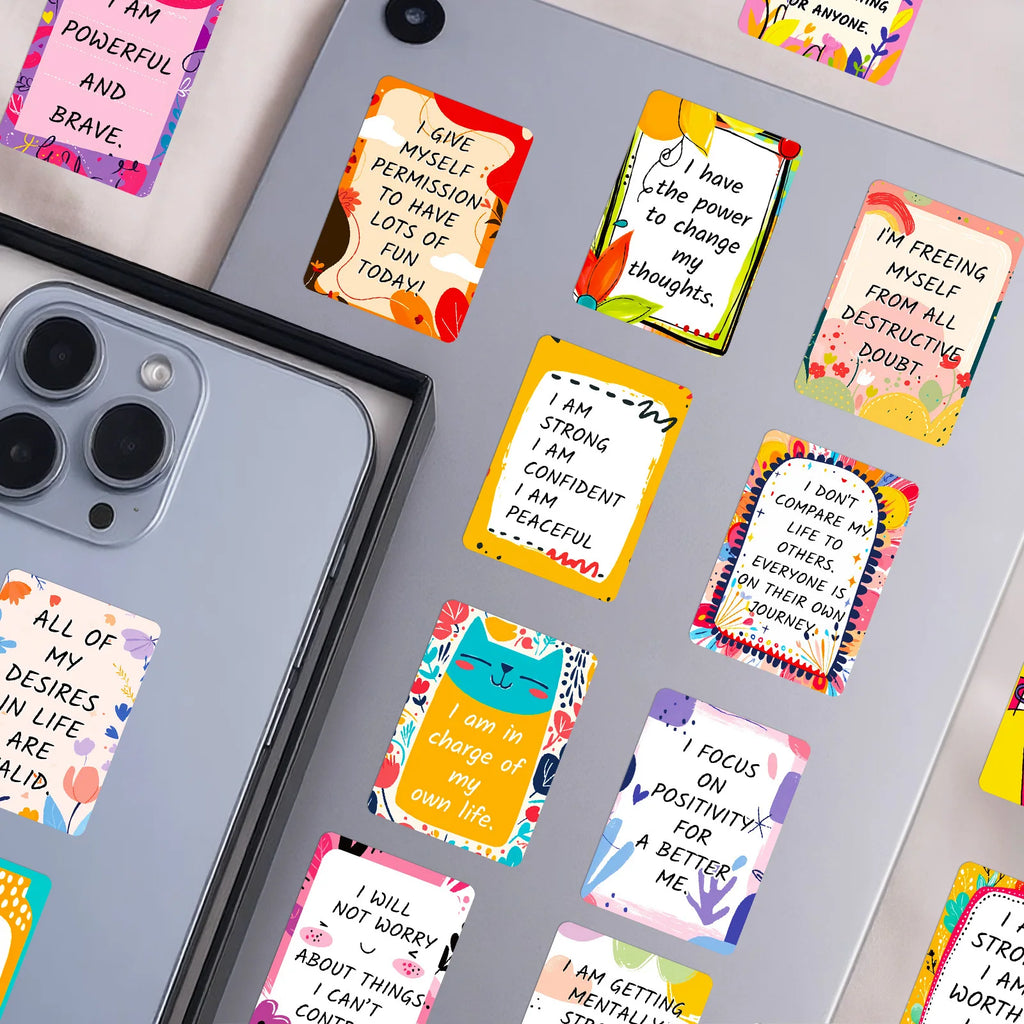 50/100PCS Workplace Motivation Text Graffiti Stickers Positive Energy Self affirmation Emotional Healing Stickers