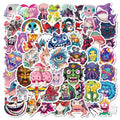 56/112 Pcs New Y2K Abstract Art Weird Funny Stickers DIY Room Furniture Envelope Notebook Stationery Box Helmet Skateboard Decal