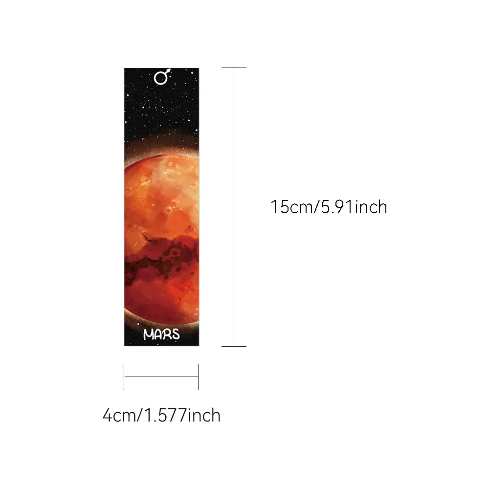 30 Cartoon Universe Planet Bookmarks Exquisite Creative Reading Cards, Message Cards, Notes, Annotations Cards