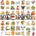 50/100PCS Cartoon Fairy Tale Elf Graffiti Stickers Party Decoration Guitar Notebook Luggage DIY Waterproof Stationery Stickers